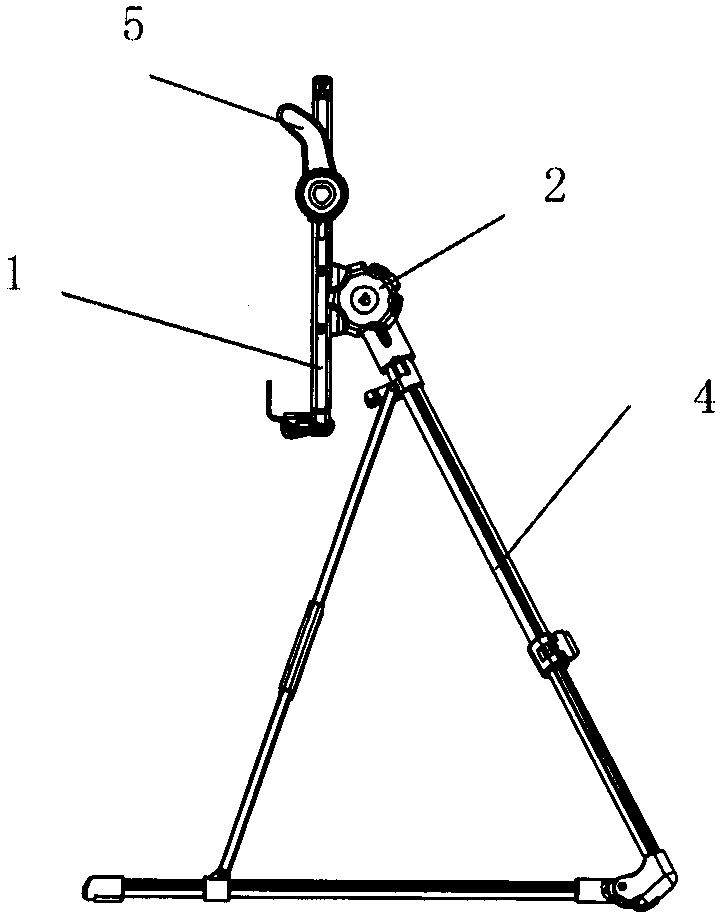 Notebook computer folding table