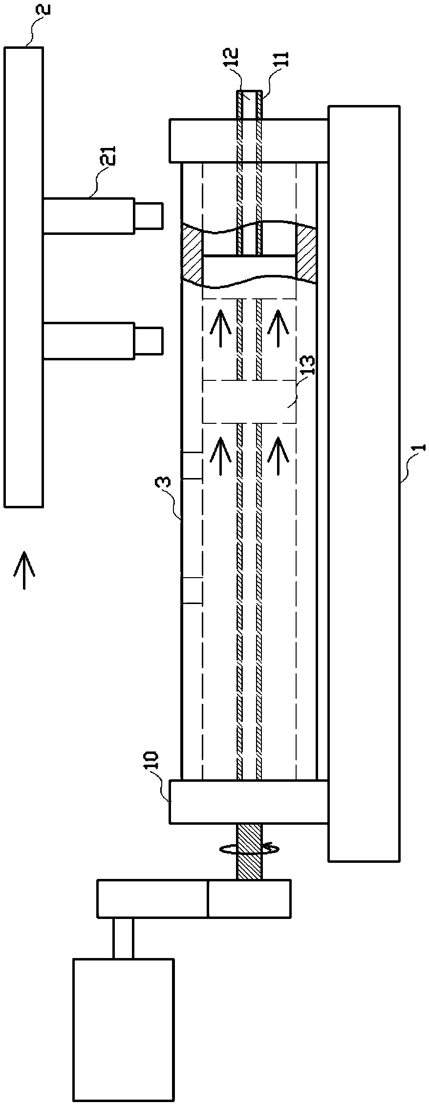 Anti-deformation tubular product punching and stamping mold