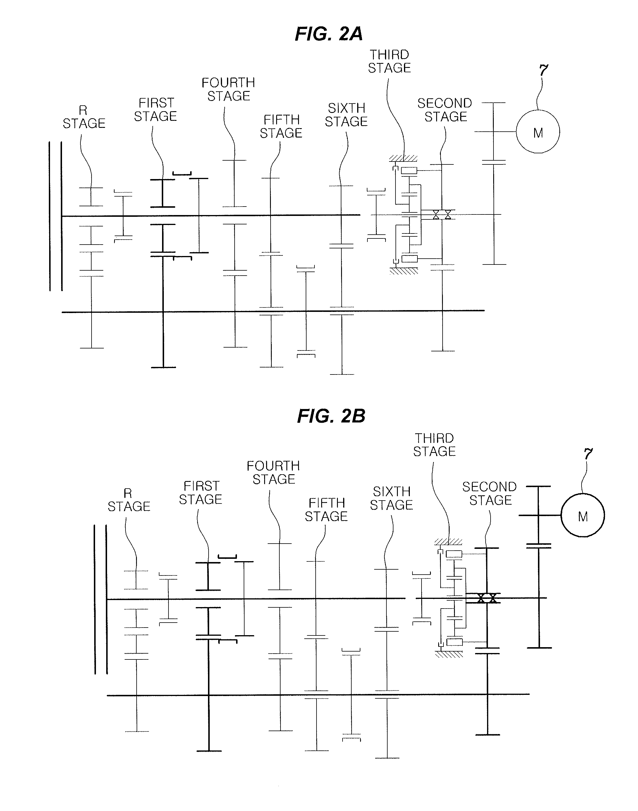 Hybrid power train for vehicle