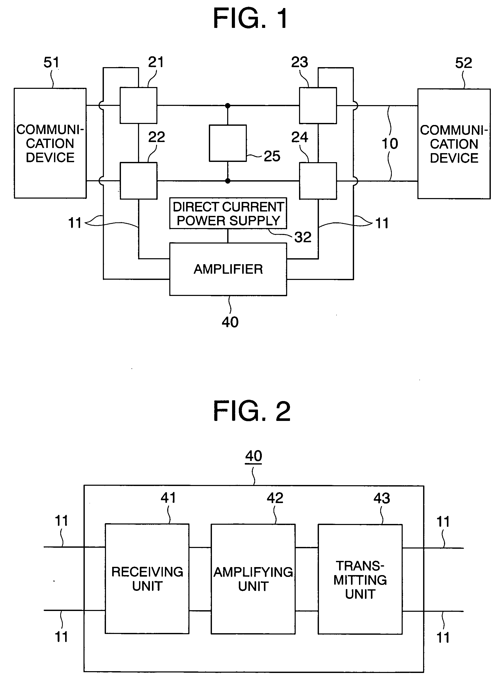 Communication system for communications carried over power lines