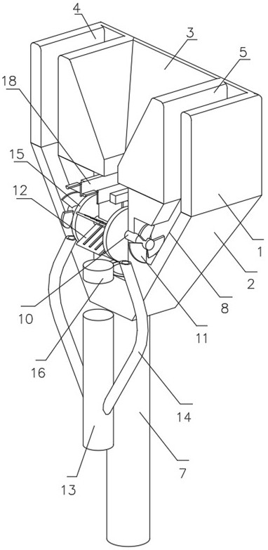 A uniform temperature type fluidized quick-freezer nozzle that avoids food sticking