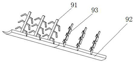 Residual material recycling device for building material production