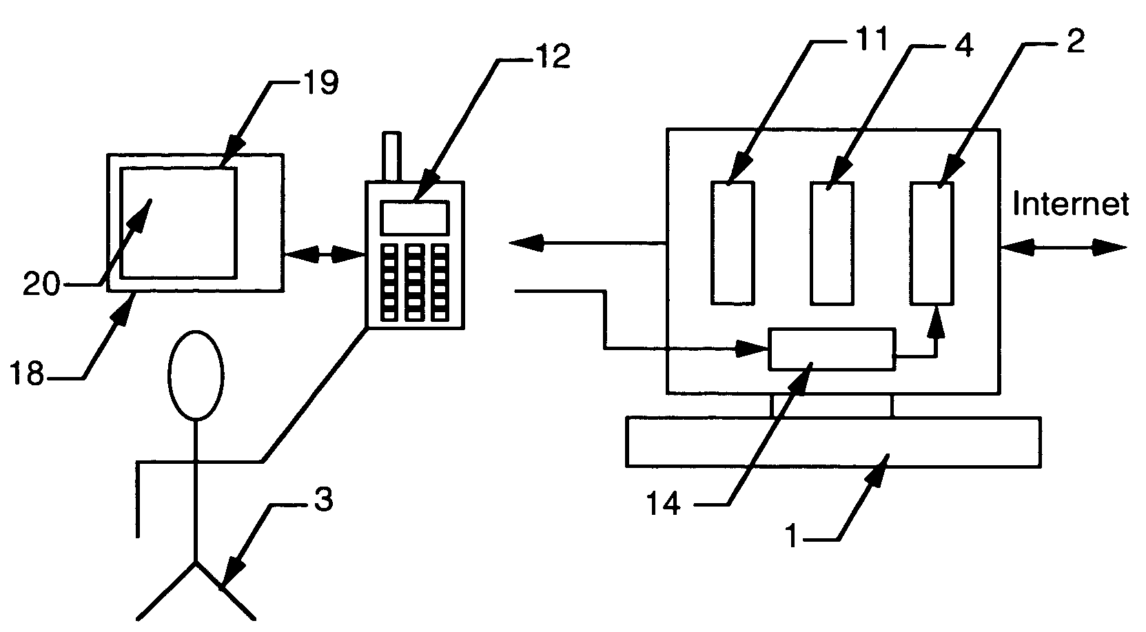 Portable high speed communication device