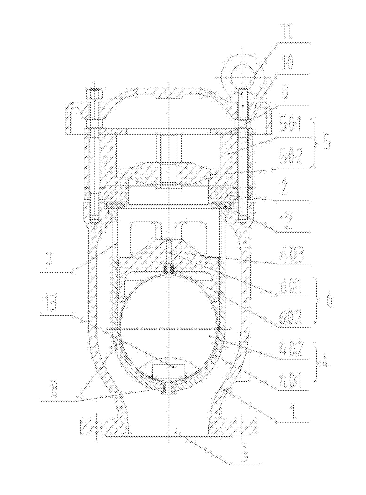 Water hammer-proof air valve and water hammer-proof exhaust method for in-use pipeline