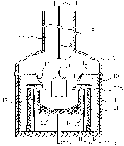 Monocrystalline silicon growth furnace