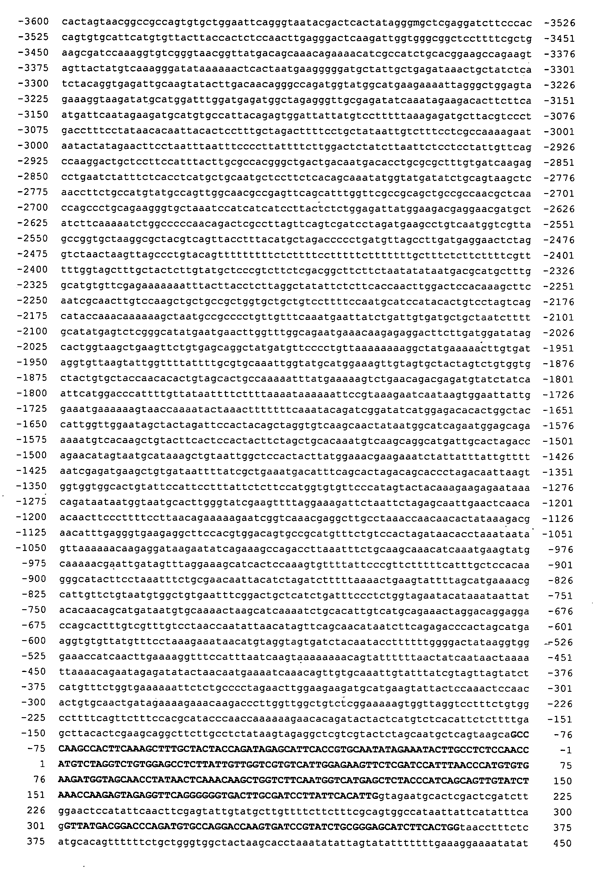 Method of repressing flowering in a plant