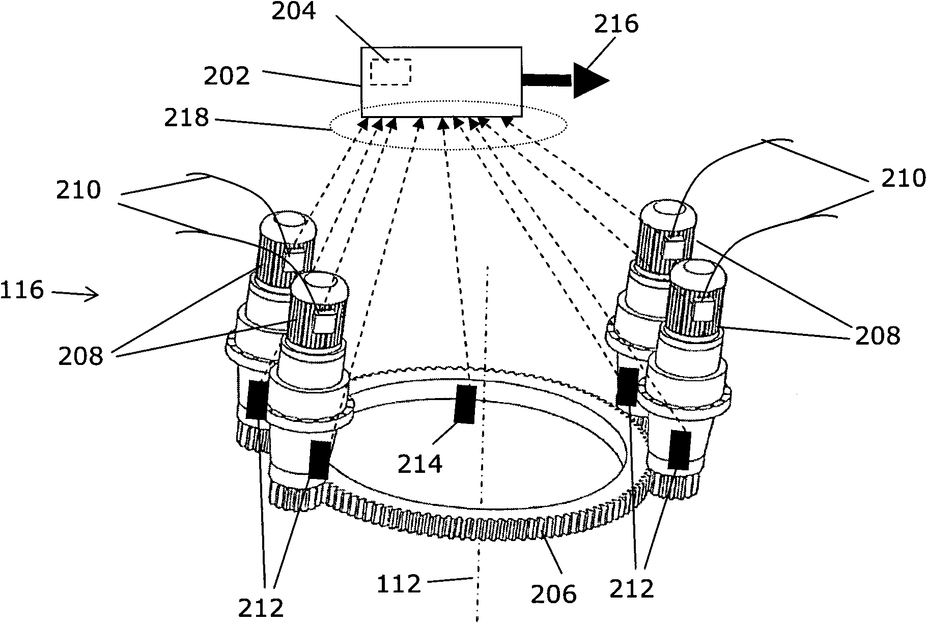 Wind turbine yawing system