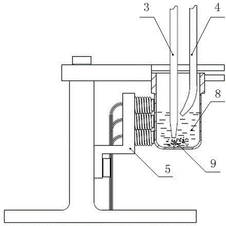 Magnetic bead cleaning and separating device for full-automatic chemical luminescence immunity analyzer