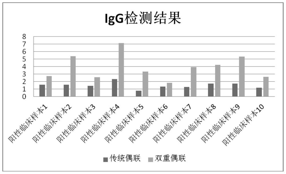 Method for maintaining antigen activity in antigen-fluorescent microsphere conjugate and application in novel coronavirus antibody chromatography detection reagent