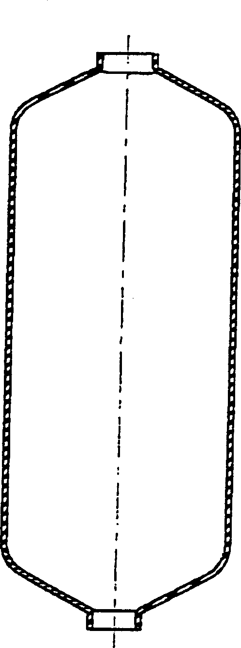 Method for forming steel liquid storage cylinder