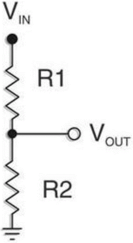 A skeleton of a high-voltage arm and an impact resistance voltage divider