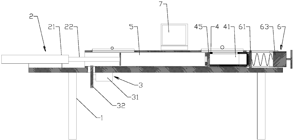 Injury experiment device for simulating brain deceleration injury in traffic accident