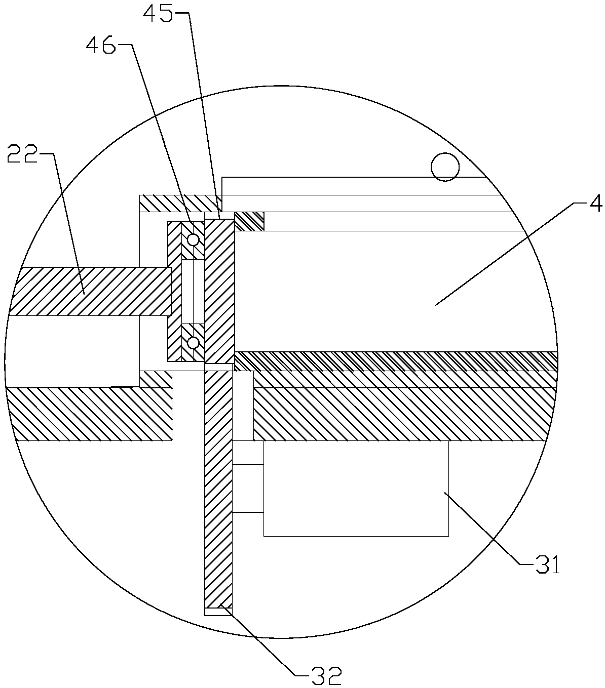 Injury experiment device for simulating brain deceleration injury in traffic accident