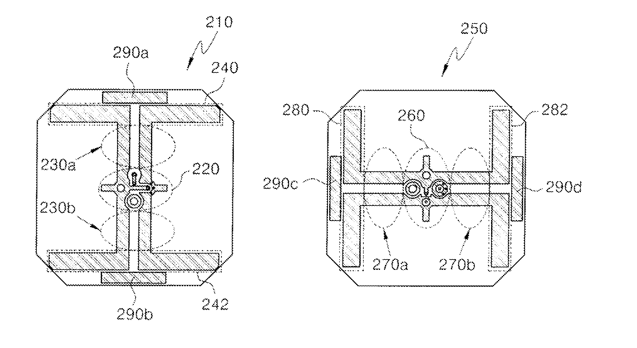 Board-shaped wideband dual polarization antenna