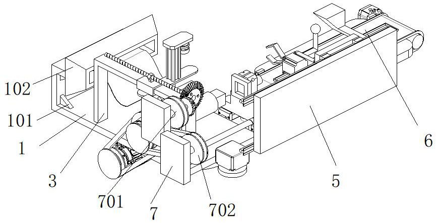 Novel silica gel protective film automatic conveying and packaging production line