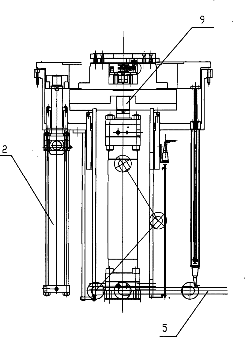 Fixed beam type tyres forming vulcanizer