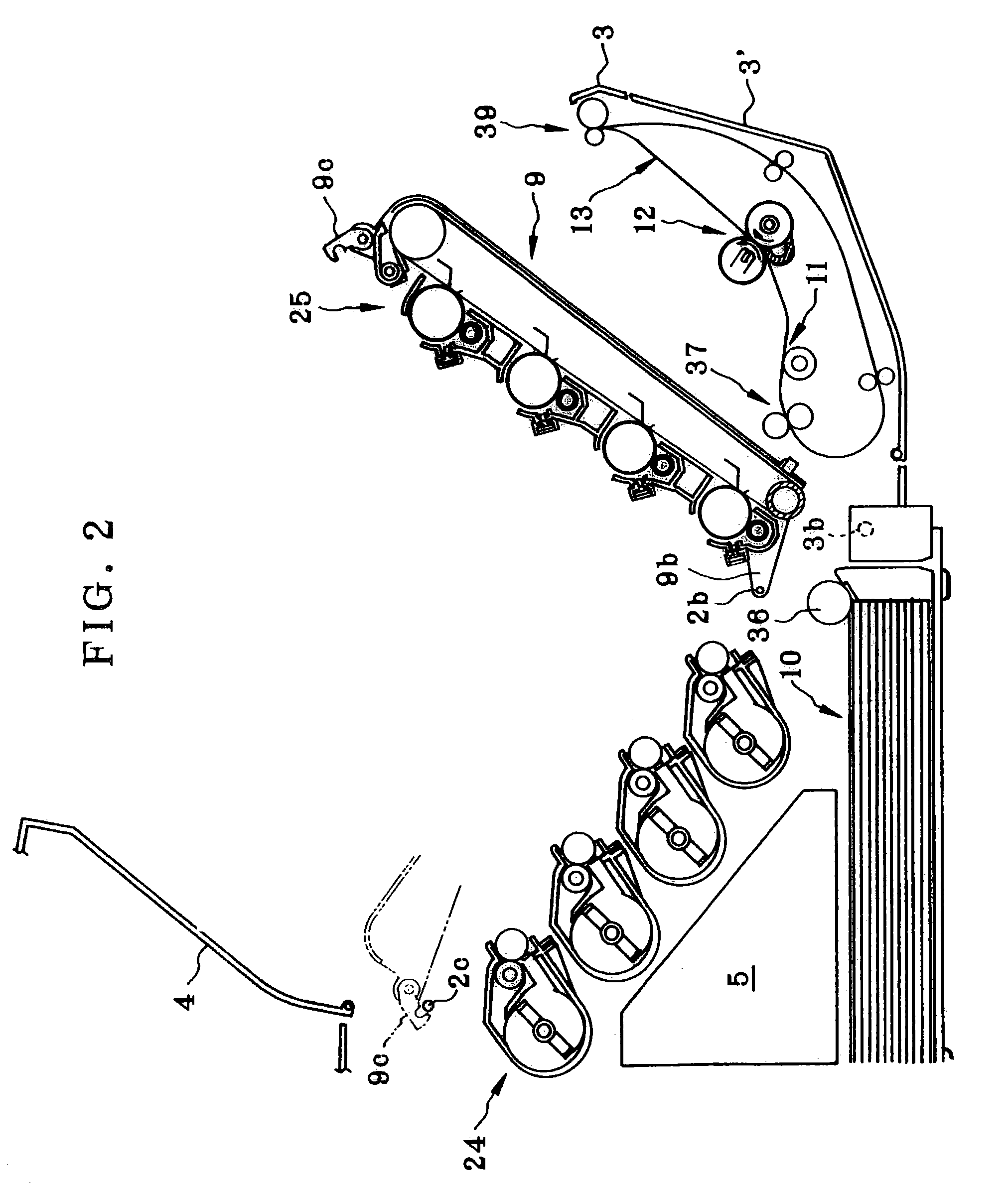 Image carrier cartridge, an exposure head shielded from light, and image forming apparatus using these