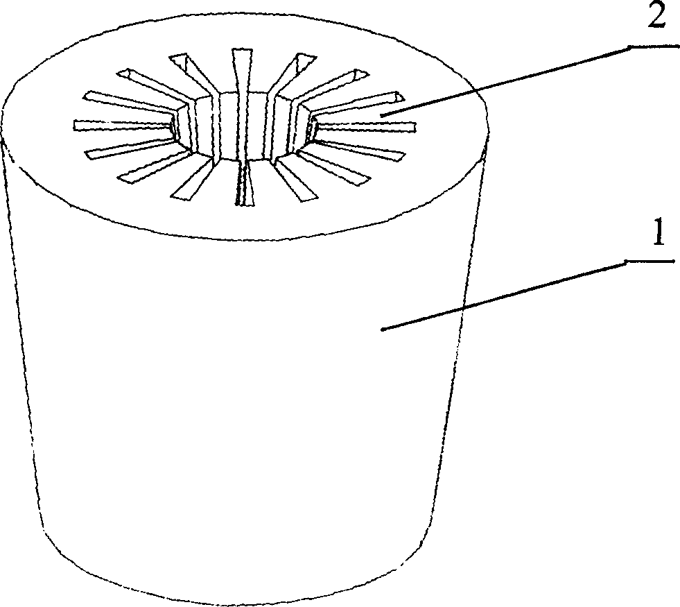 Manufacturing method of degradable pot for growing seedlings