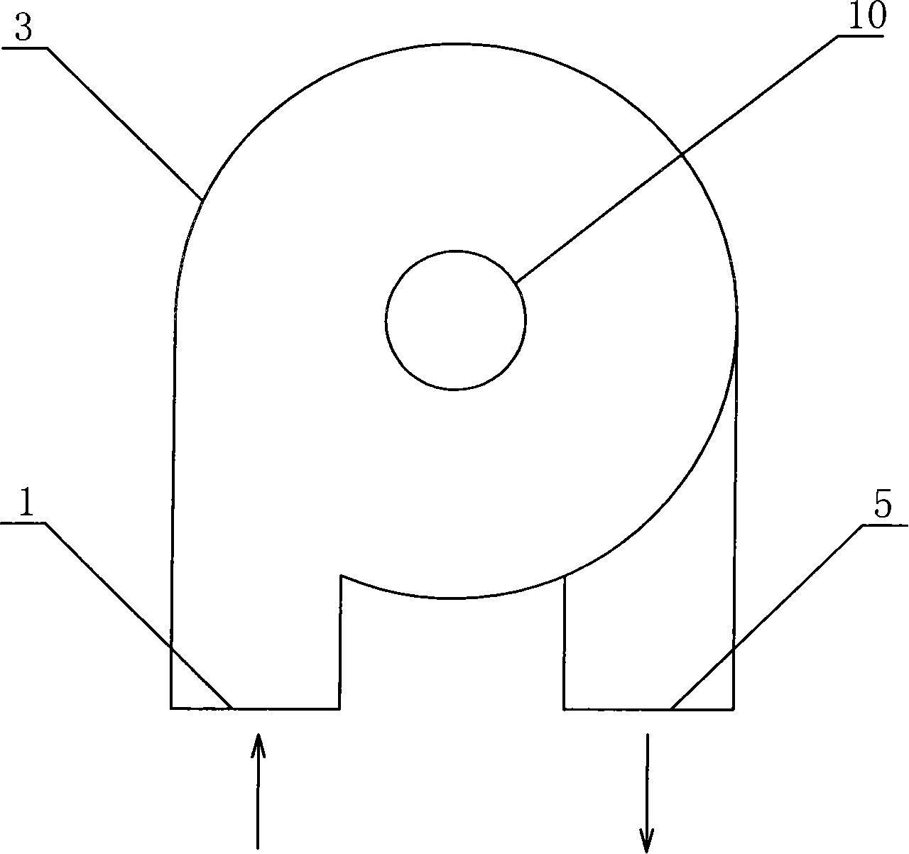 Helical airflow type wet method flue gas desulfurization process and spraying tower thereof