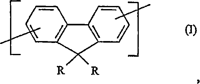 Crosslinkable substituted fluorene compounds and conjugated oligomers or polymers based thereon