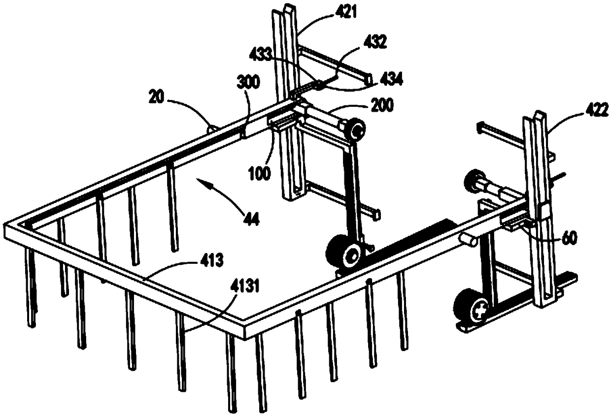 Warehouse goods efficient carrying facility