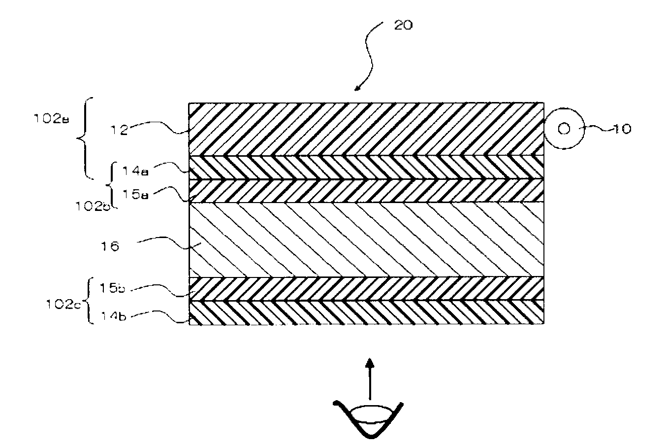 TAC base for cycloolefin polymer bonding, TAC bonding member, and liquid crystal display device