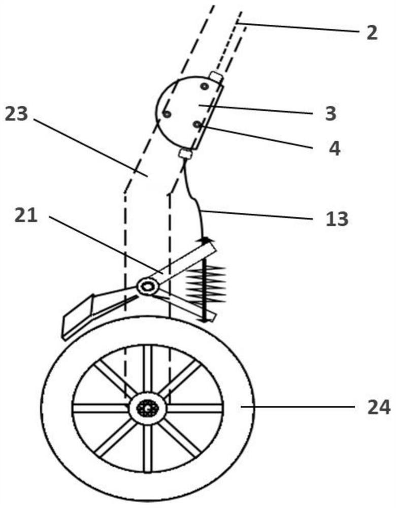 Integrated Parking System and Unpowered Walker for Unpowered Walkers