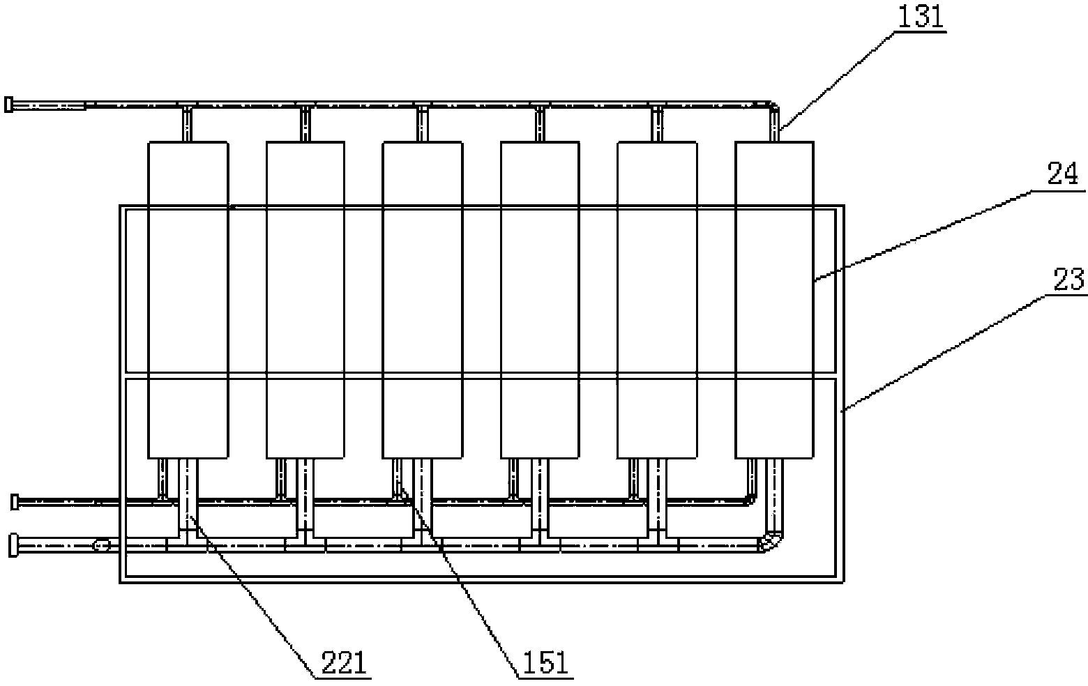 Integrated coagulation/immersed membrane filtering water quality purifying intake tower