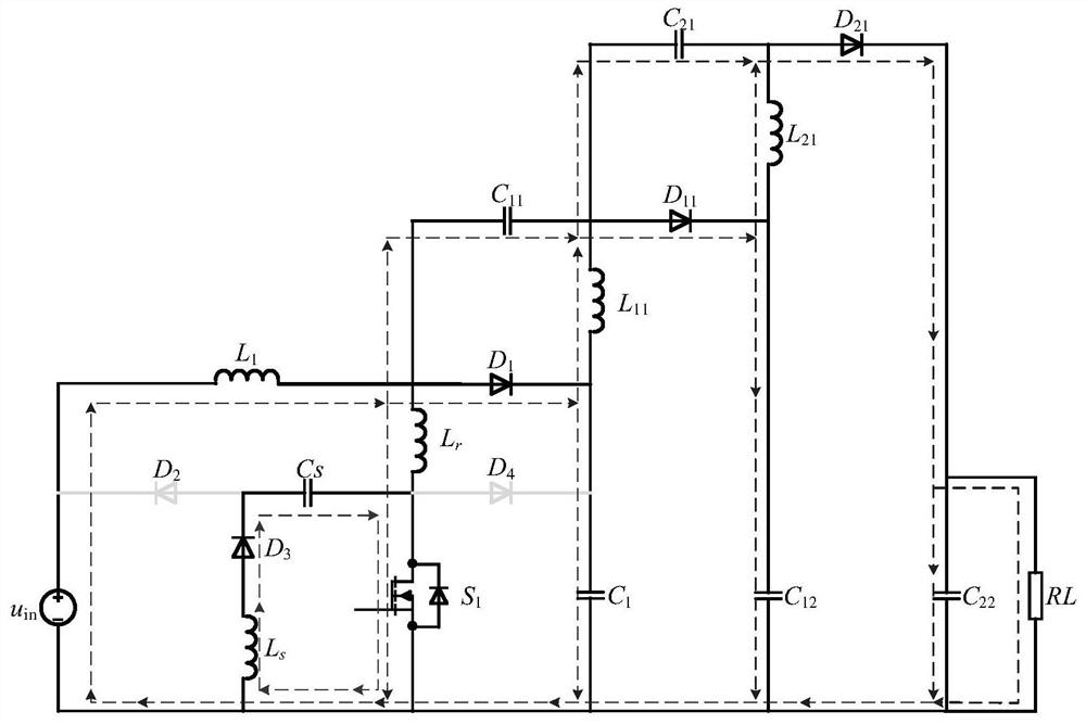 High-gain soft switching Boost converter