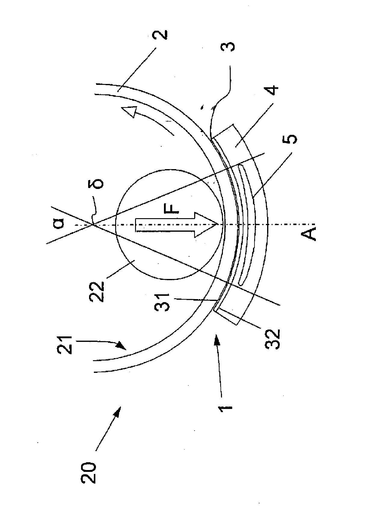 Hydrodynamic bearing intended to support a cylinder driven in rotation about its axis