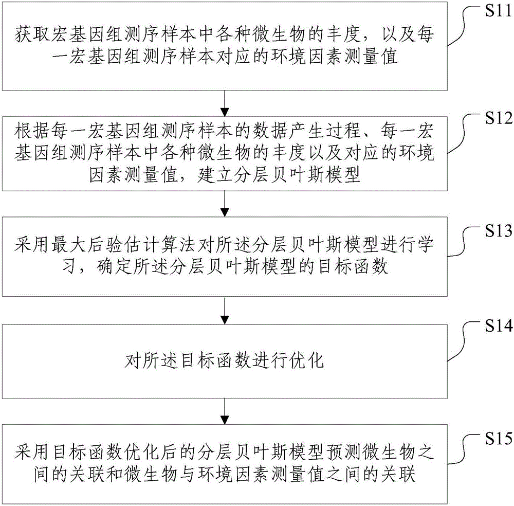 Microorganism association network prediction method and apparatus