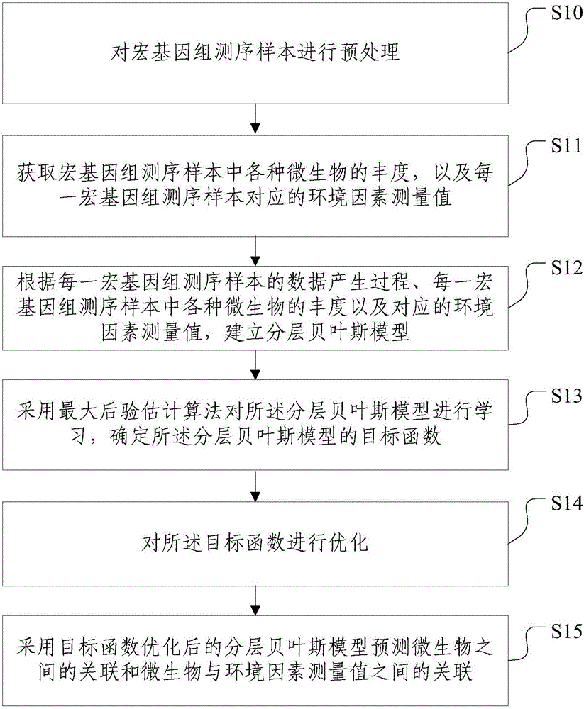 Microorganism association network prediction method and apparatus