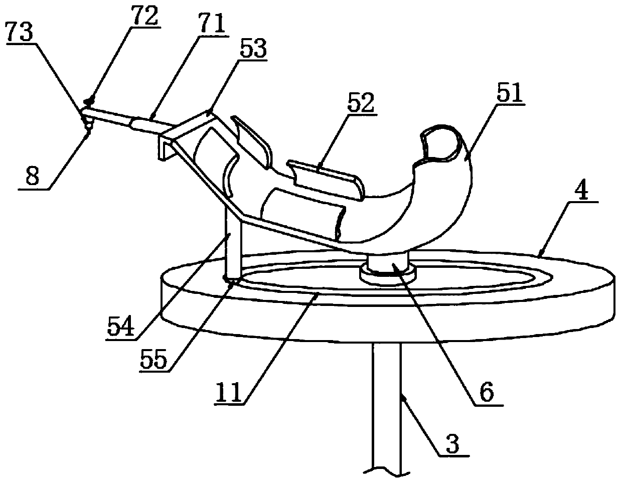 Clinical acupuncture treatment device for rehabilitation department