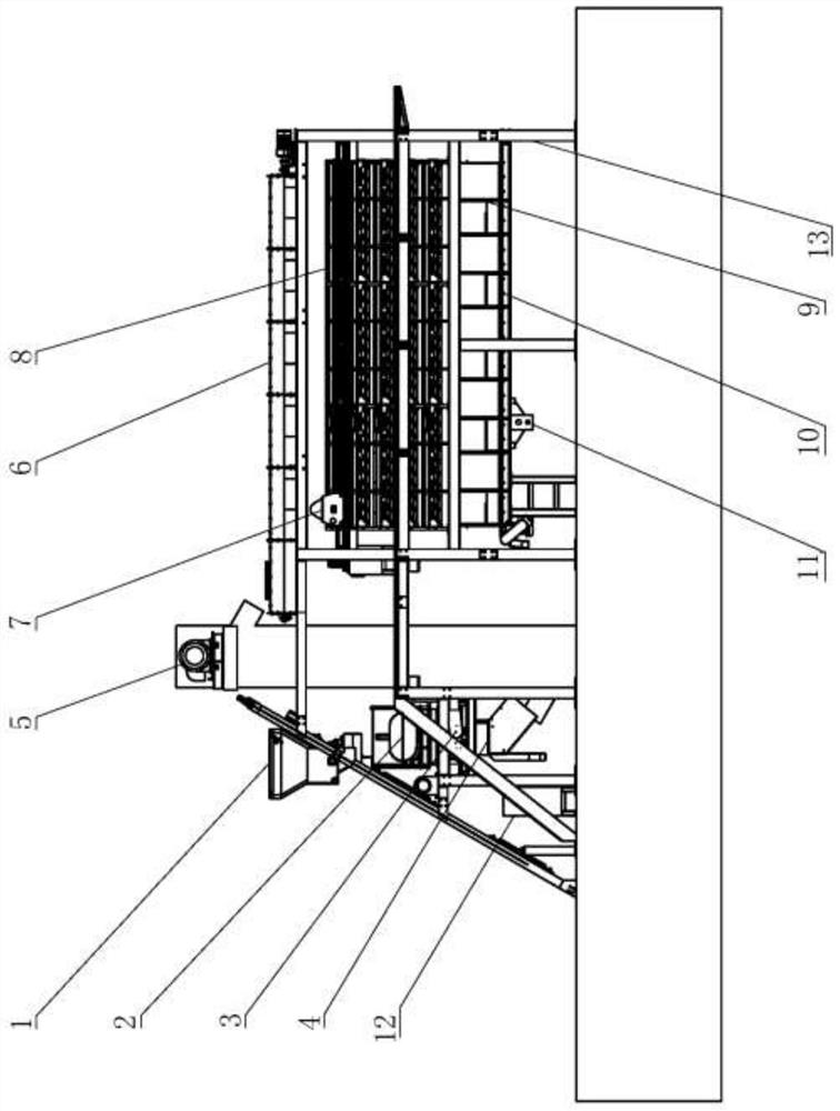 Self-discharge tray type three-dimensional fermentation system