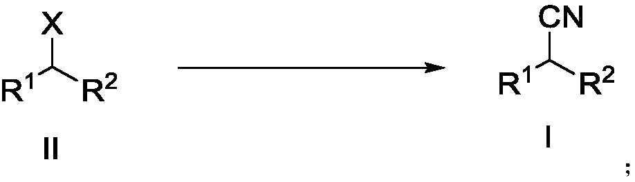 Preparation method of alkyl nitrile compound