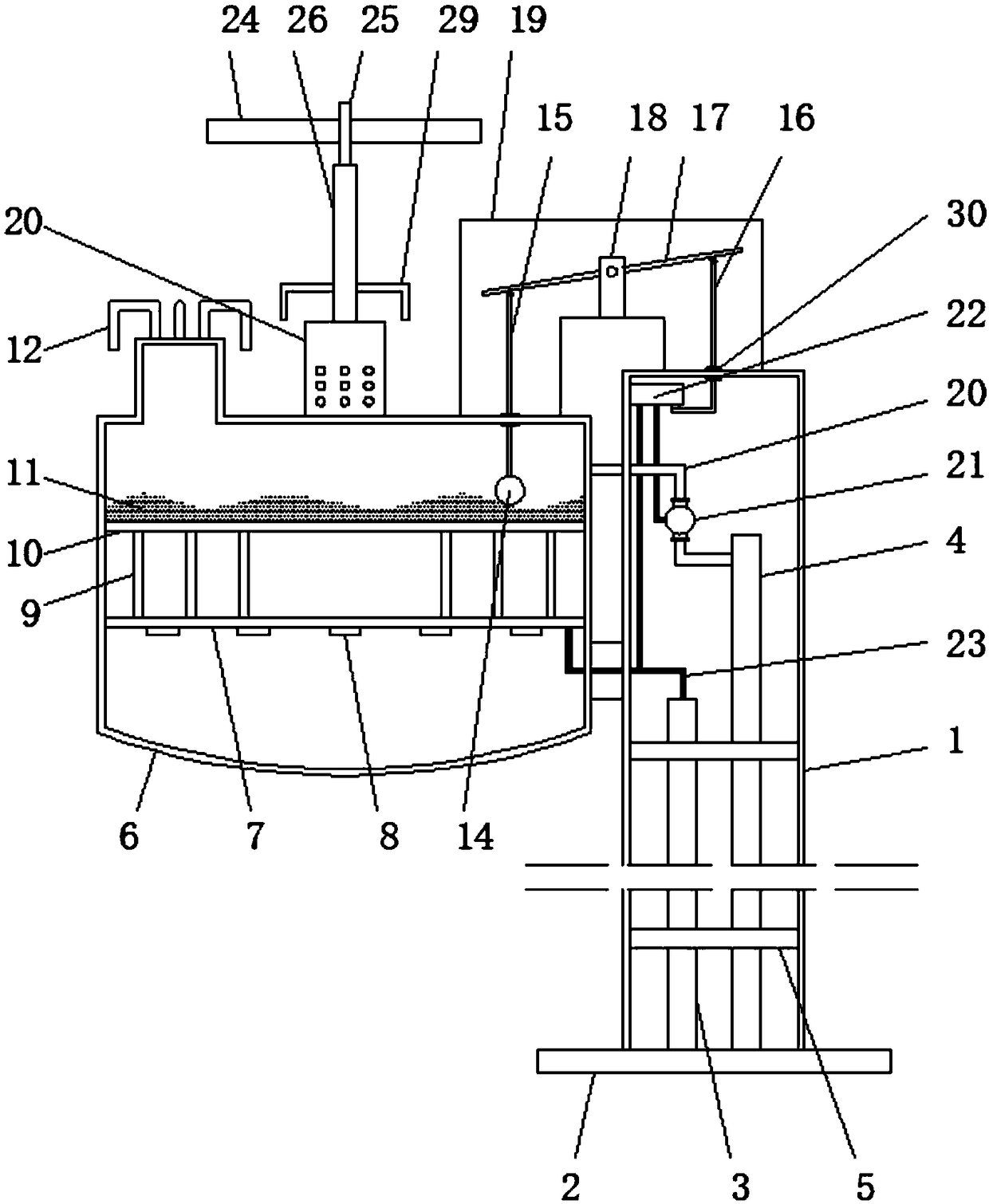 Self-cooling type LED street lamp