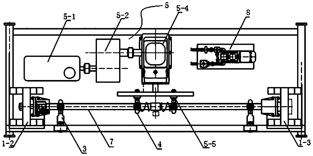 Testing apparatus for special threaded oil casing tightness monitoring under dynamic load working condition