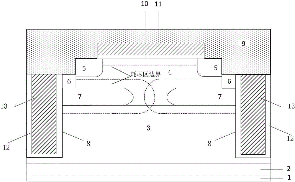 Metal oxide semiconductor diode with accumulation layer