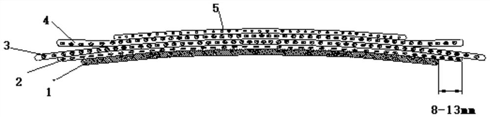 All-steel radial tire with 90-degree belt structure