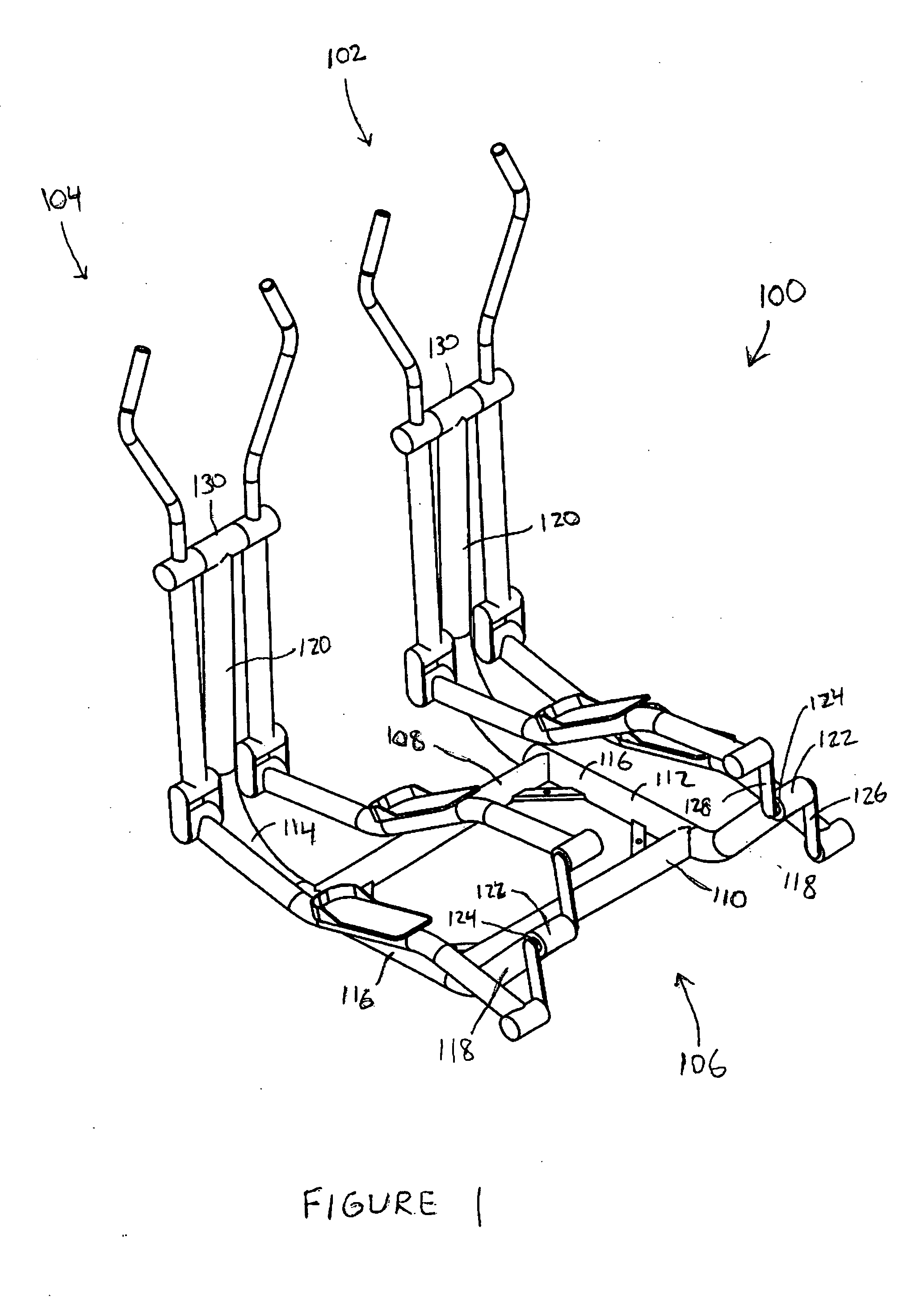 Multiple-person elliptical trainer