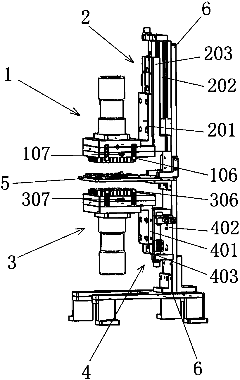 Lens dedusting device