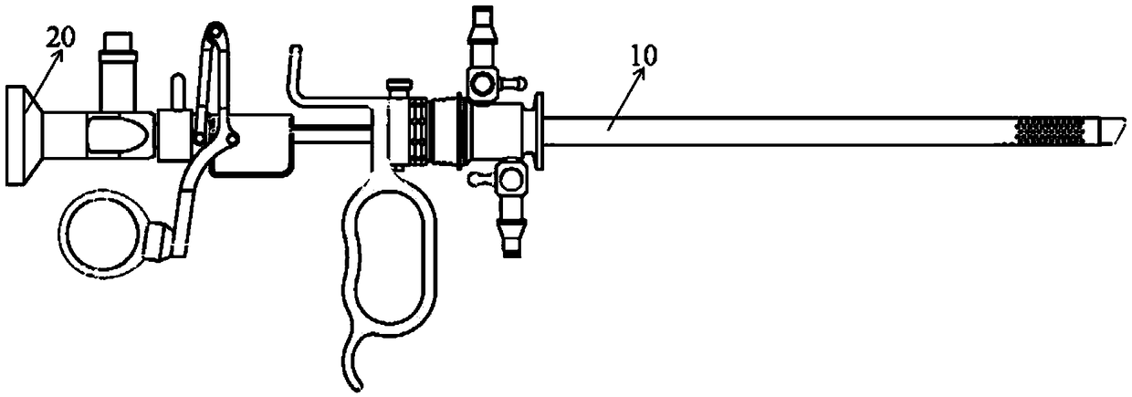 Plasma operation instrument for improving endoscope combined operation function