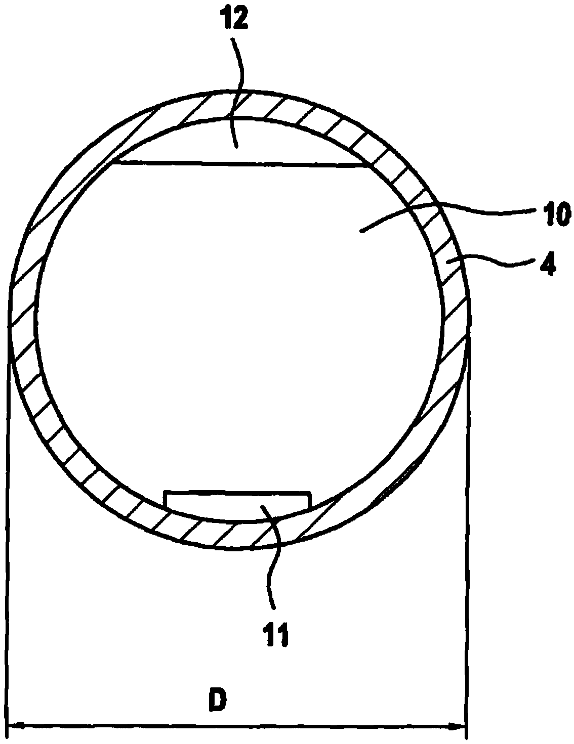 Storage tank for a cryogenic medium