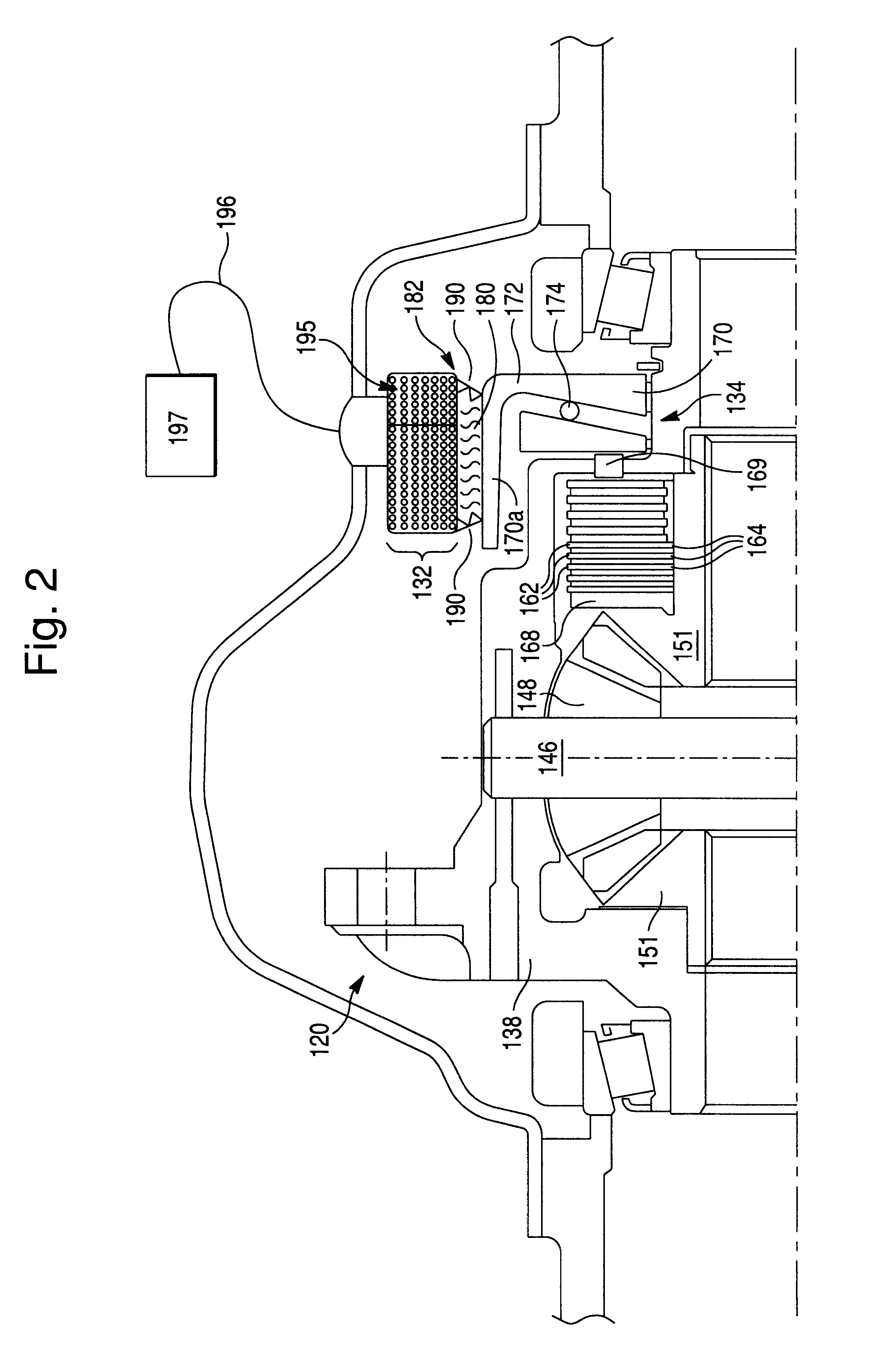 Locking differential with clutch activated by magnetorheological fluid