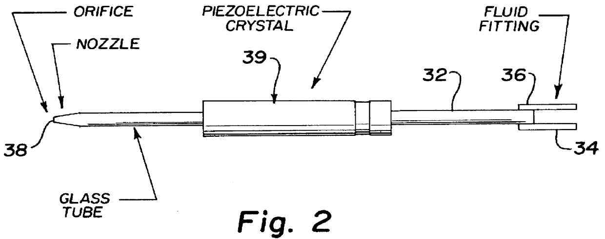 Method of drop size modulation with extended transition time waveform