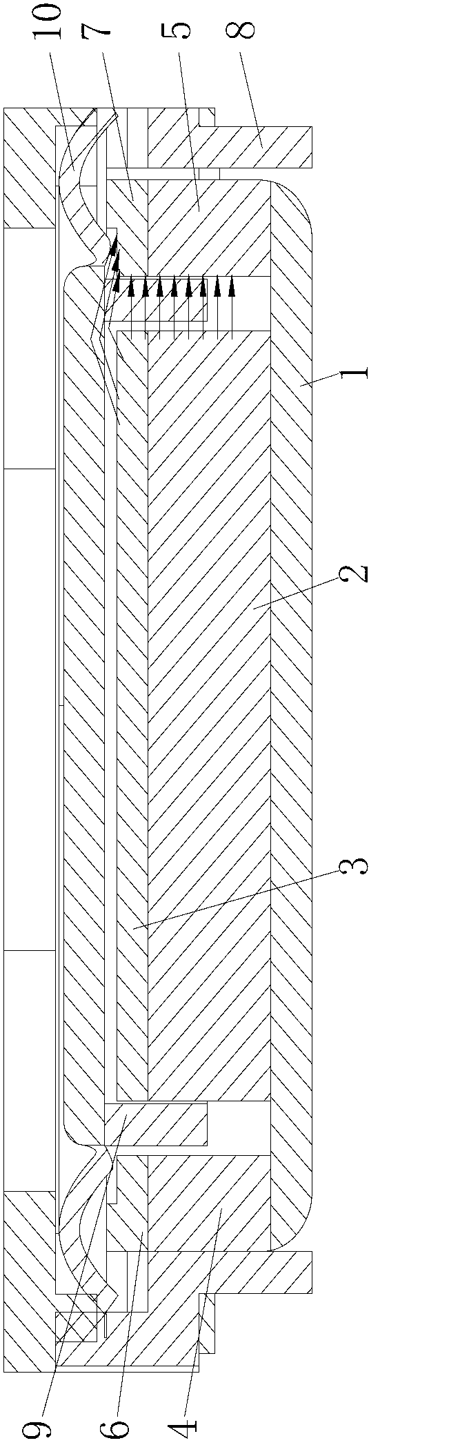 Magnetic circuit device for loudspeaker and combined magnetic circuit loudspeaker