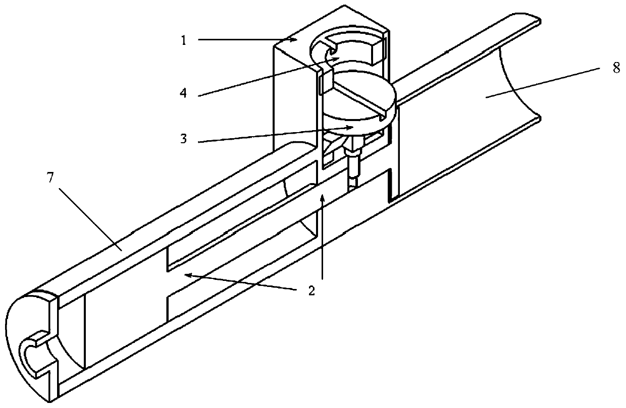 High pressure ejection unlocking device