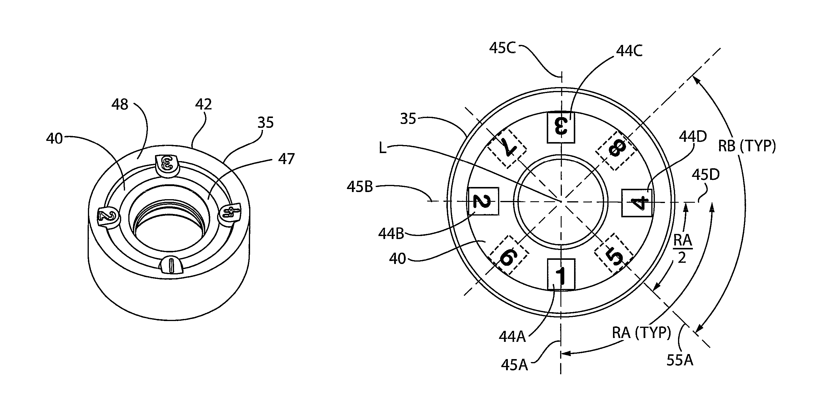 Indexable circular cutting insert