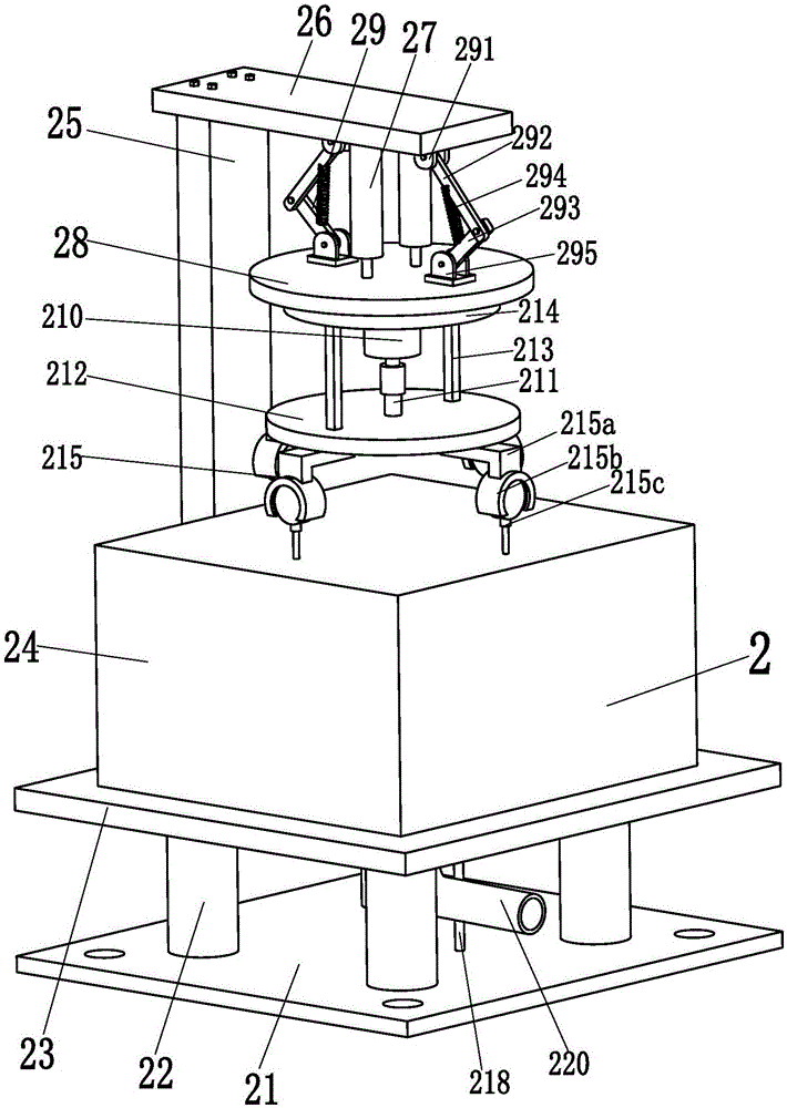 Automatic detecting device for compressive strength of corrugated case for logistics packaging