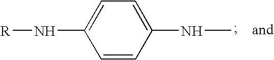 Substituted triazine compositions and methods for producing same